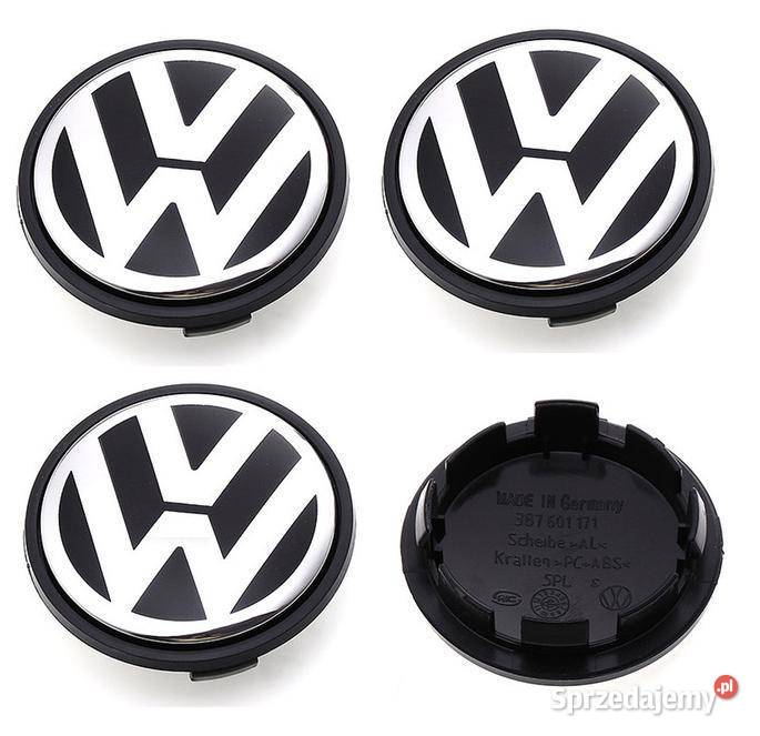 VW ORYGINALNE 4 DEKIELKI alufelgi 3B76O1171 65mm Warszawa sprzedam