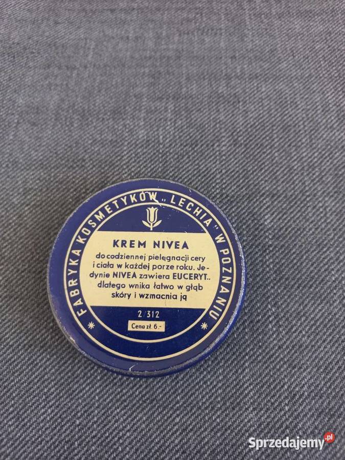 Puszka krem nivea prl Warszawa
