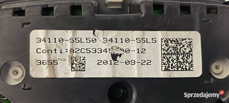 LICZNIK ZEGAR SUZUKI SX4 3411055L50 Pozostałe Lipno sprzedam