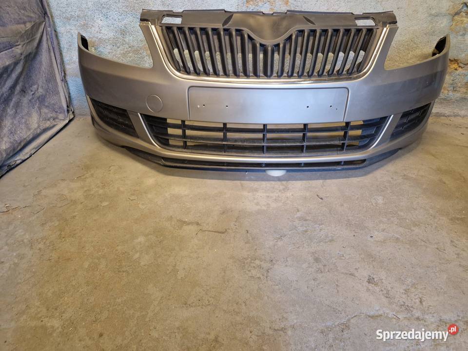 Zderzak przedni Skoda Fabia 2 lift LF8H ładny Zderzaki wielkopolskie Kwilcz