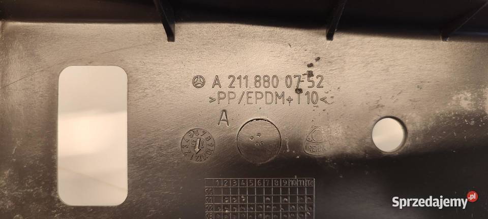MERCEDES W211 WZMOCNIENIE ZDERZAKA PRZÓD osobowe