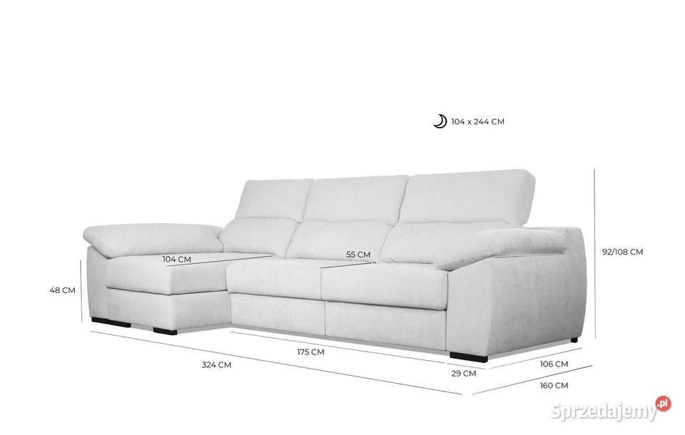 Designerski narożnik LEO OTII zaprojektowany Wrocław