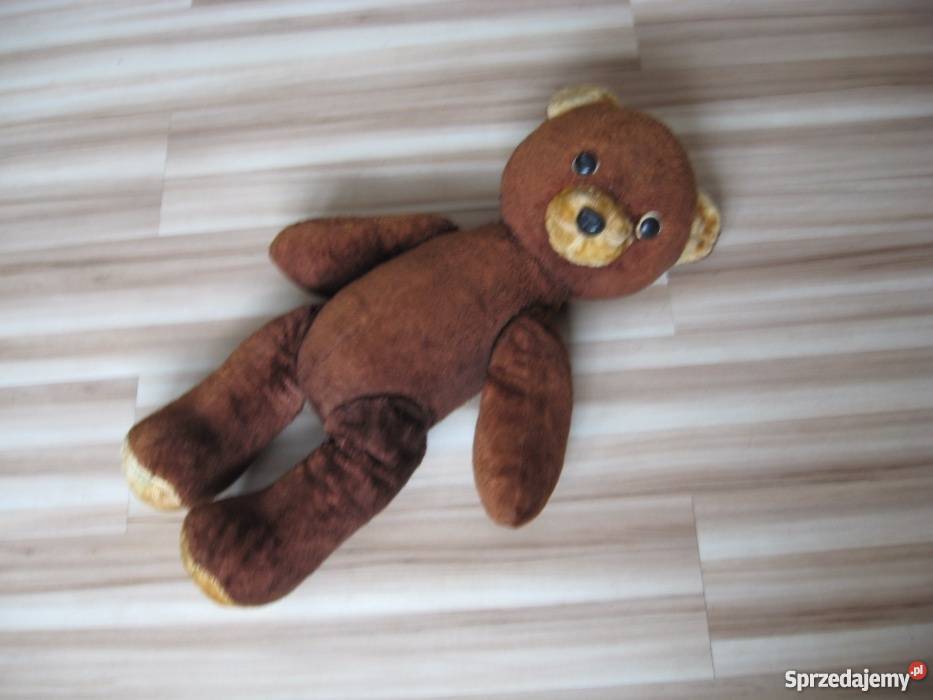 Stary zabytkowy Miś sianiak Ładny Stan 70 Maskotki Grodziczno