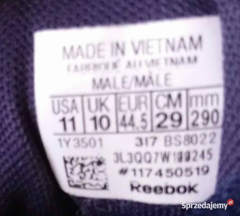 Męskie buty sportowe REEBOK r 445 wkładka 29 wys Sportowe Leszno
