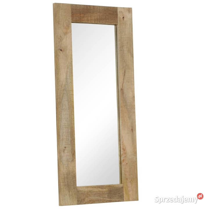 Lustro z ramą z litego drewna mango 50 x 110 Warszawa