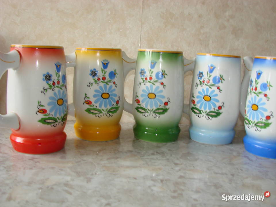 Lubiana wzór kaszubski kufel PRL Pruszcz Gdański