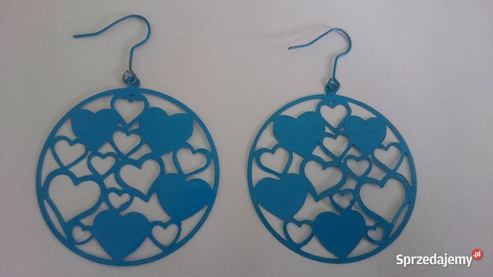 Kolczyki różne wzory gwiazdki serca sople kulki Wrocław sprzedam