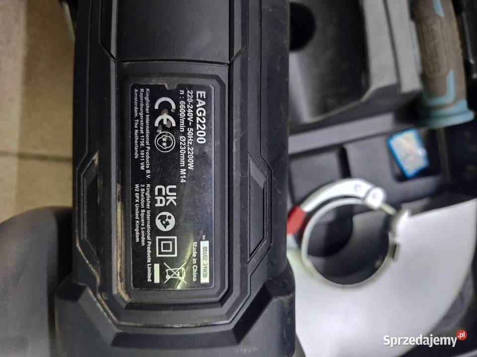 Szlifierka kątowa sieciowe Erbauer 2200 W 240 V kujawsko-pomorskie Toruń