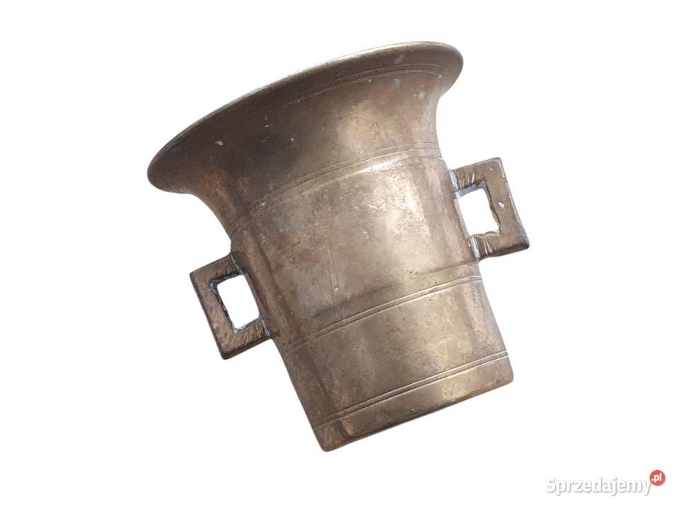 Stary mosiężny moździerz kuchenny lata 4050 Cieszyn