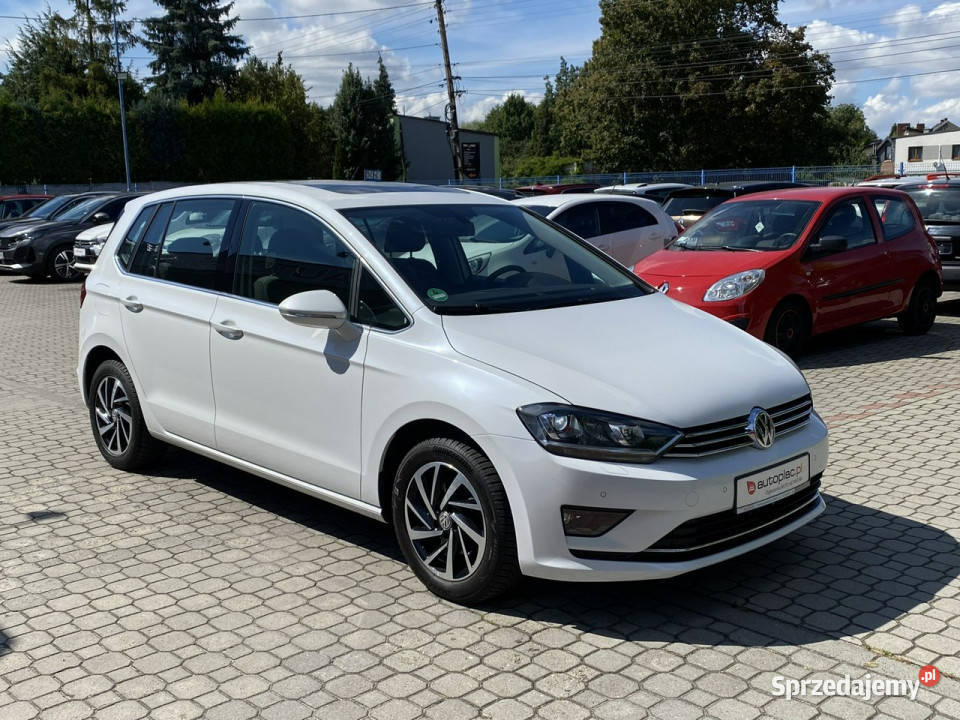 Volkswagen Golf Sportsvan 14 150 Highline Biała biały Tarnowskie Góry
