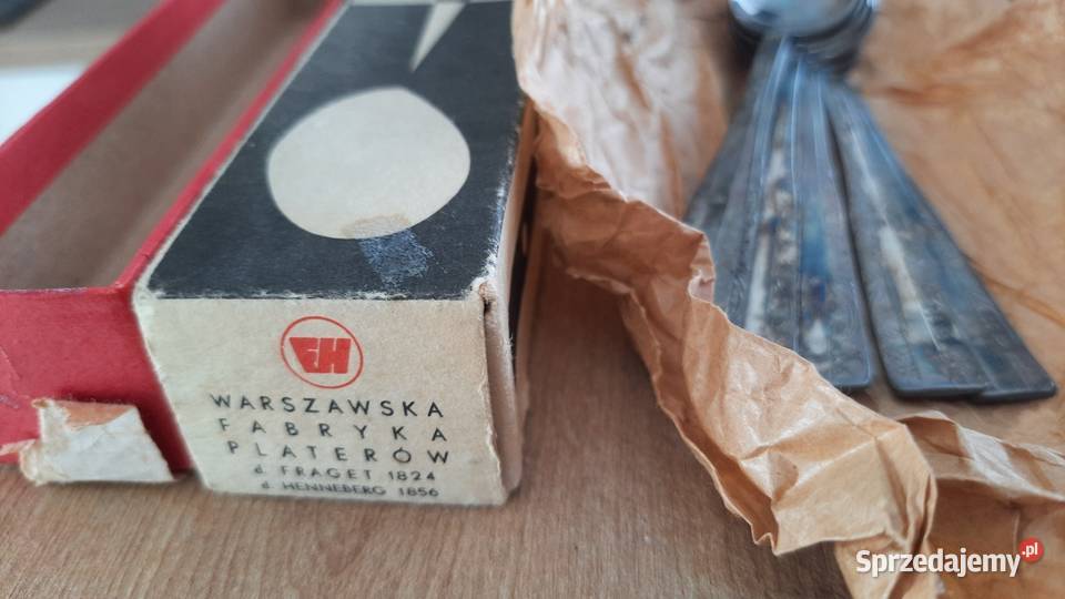 Łyżeczki do herbaty 6 kpl nieużywany Hefra Świdnik sprzedam