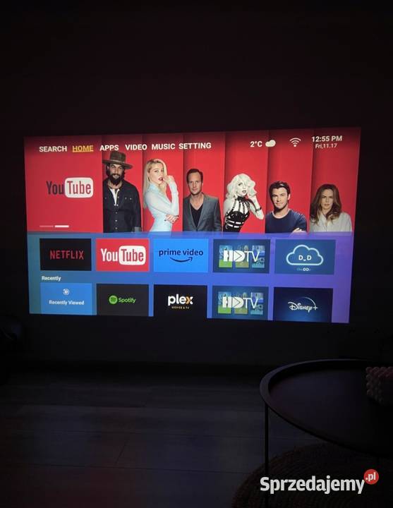 Projektor rzutnik ANDROID TV WIFI 4K przenośny Mikołów sprzedam