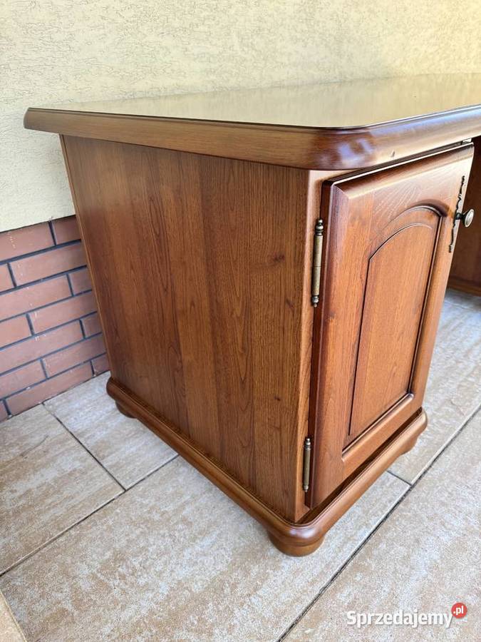 Biurko gabinetowe duże stylowe Bawaria BRW biuro Biurka Garwolin sprzedam
