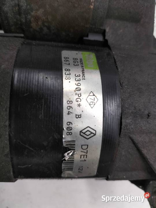 ROZRUSZNIK 11 12 16V Renault Clio II 19982012 Układ elektryczny silnika świętokrzyskie