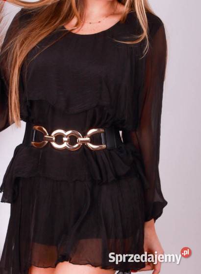 Bluzka z jedwabiu naturalnego z falbanami 9 Białystok