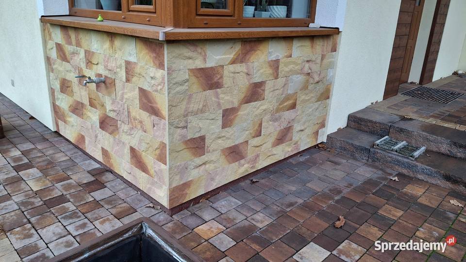 PIASKOWIEC tęczowy multikolor łupanka płytka mazowieckie Szydłowiec