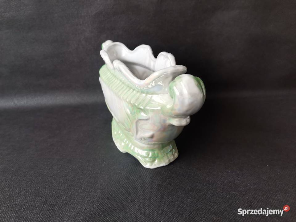 Stara porcelanowa żardiniera porcelana Porcelana i szkło Katowice