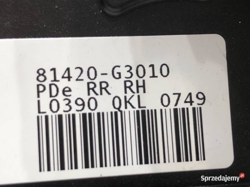 ZAMEK DRZWI PRAWY TYŁ HYUNDAI i30 Hatchback podkarpackie