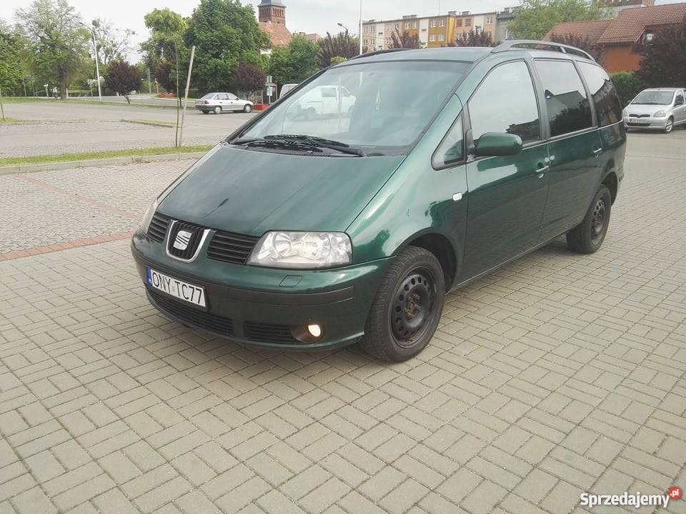 seat alhambra 7 osobowy 19tdi relingi dachowe Sidzina sprzedam