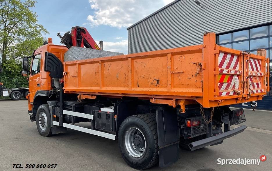 Wywrotka 4x4 bordmatic z dzwigiem  VOLVO FM 340