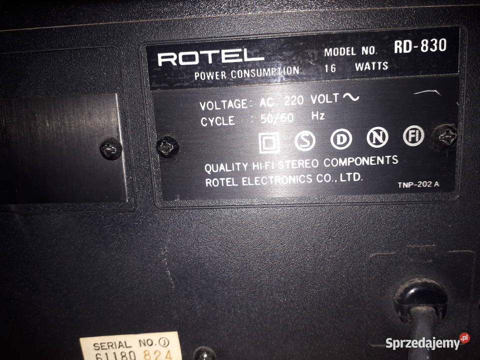 Magnetofon Rotel Rd830 sprzedam