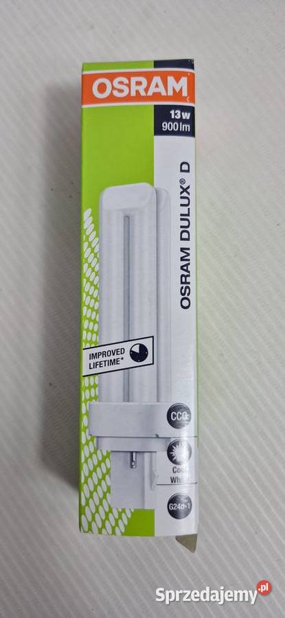 ZESTAW 10x Świetlówka OSRAM DULUX D 13W840 G24d1