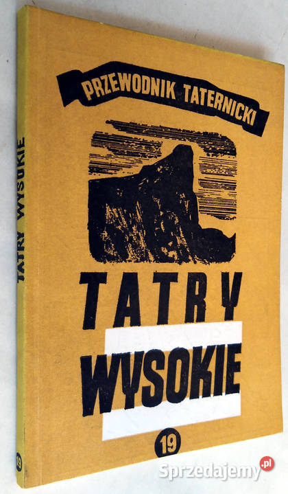 Tatry Wysokie WH Paryski Przewodnik taternicki miękka Limanowa