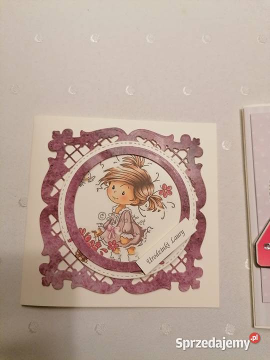 Kartka ręcznie wykonana dziecka urodzinki śląskie