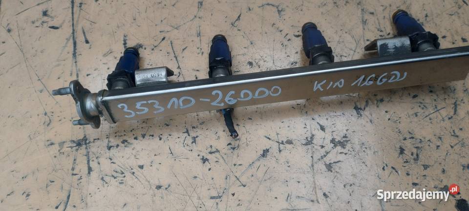 KIA HYUNDAI 16 16V listwa wtryskowa wtryski sprzedam