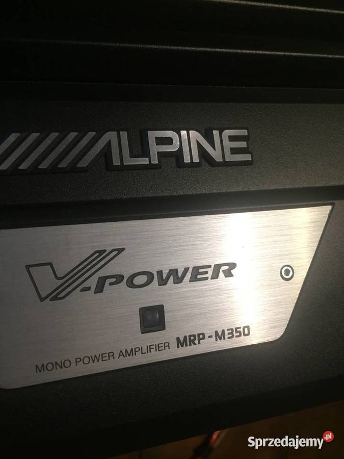 Subwooferwzmacniacz samochodowy Alpine Warszawa sprzedam