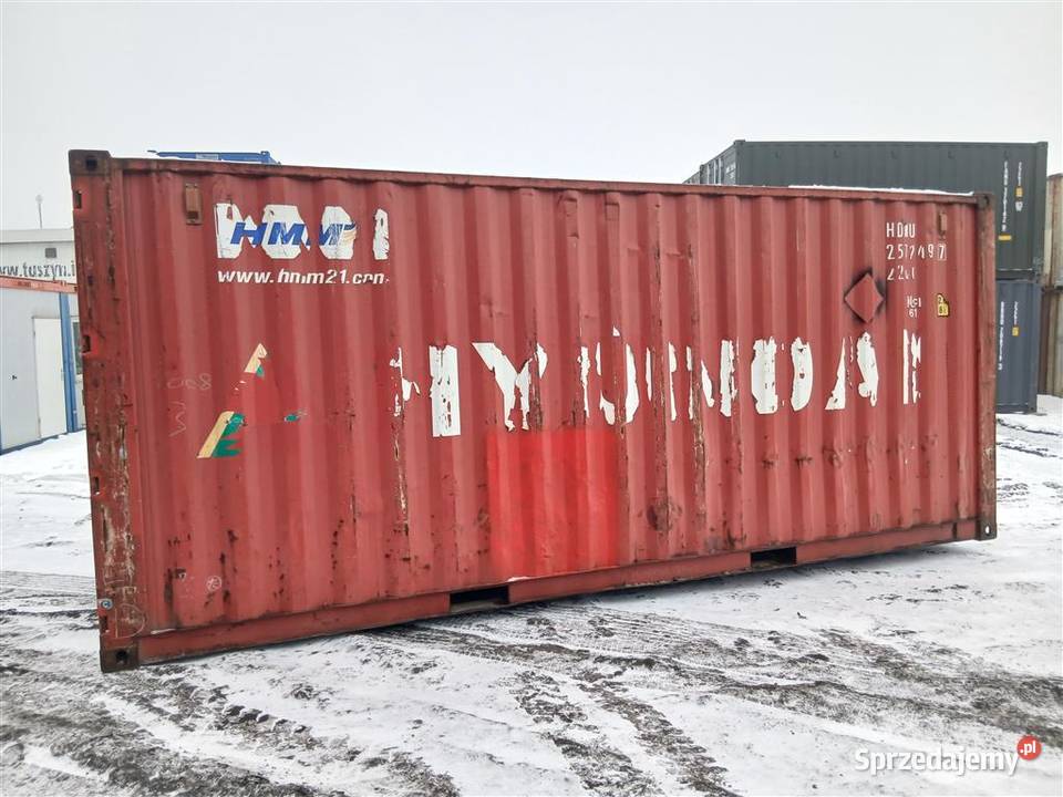 Kontener morski magazynowy 20 używany 6 m Magazynowanie