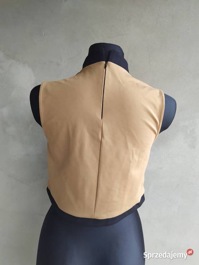 Bluzka crop top river island karmelowy braz Odzież damska Zembrzyce