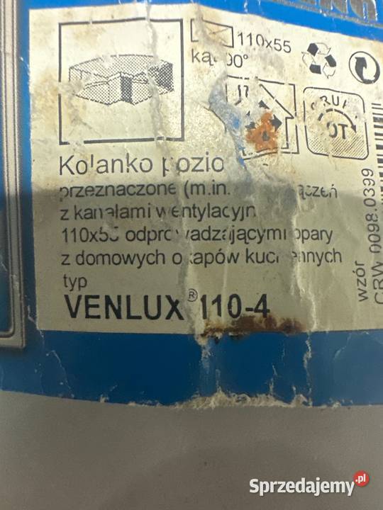 Kolano poziome Eureka 110x5 Gliwice