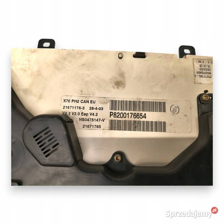 LICZNIK ZEGARY P8200176654 Renault Kangoo I 15 Chełm