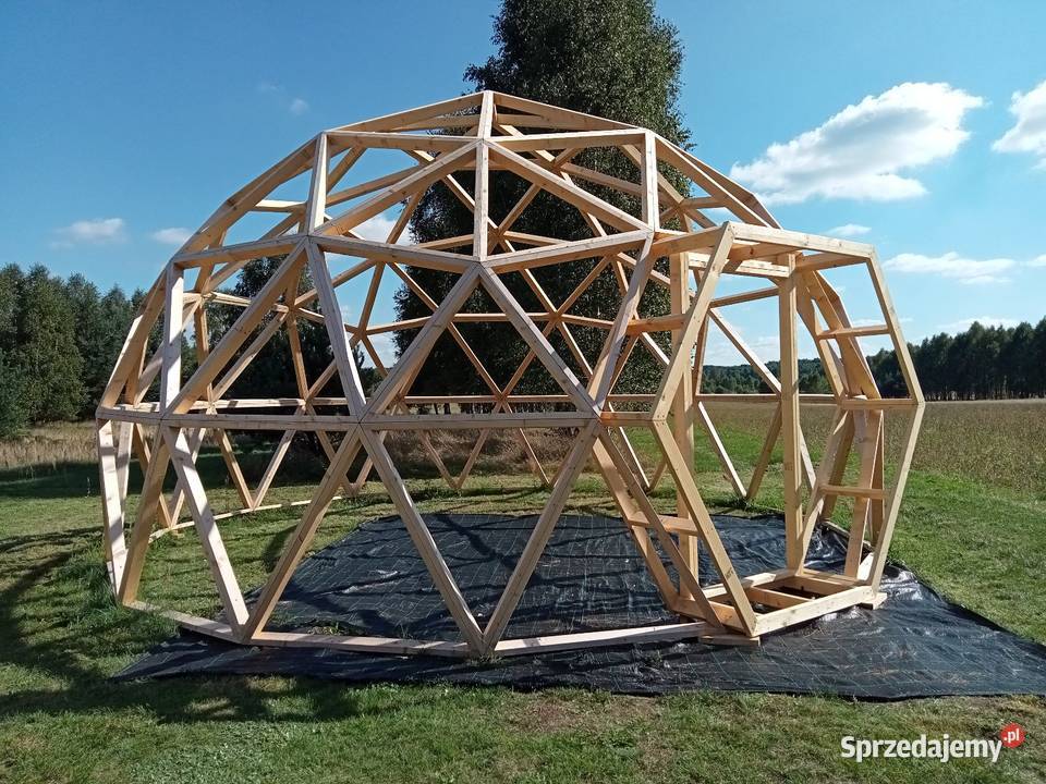 Kopuła geodezyjna 35m2 Konstrukcja pod glamping