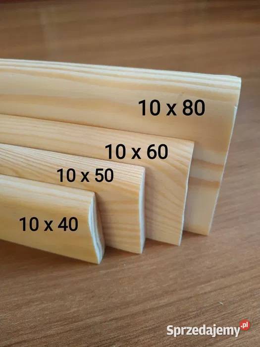 Listwa wykończeniowa drewniana cokół sosna 10x40 sprzedam