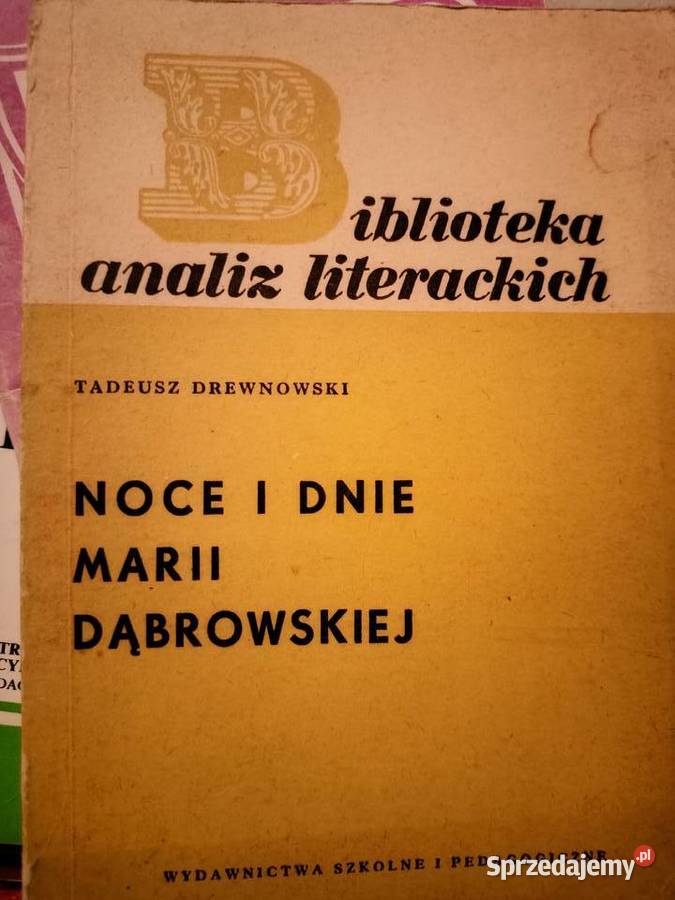 Noce i dnie lektury szkolne księgarnia Praga Książki naukowe i popularnonaukowe Warszawa