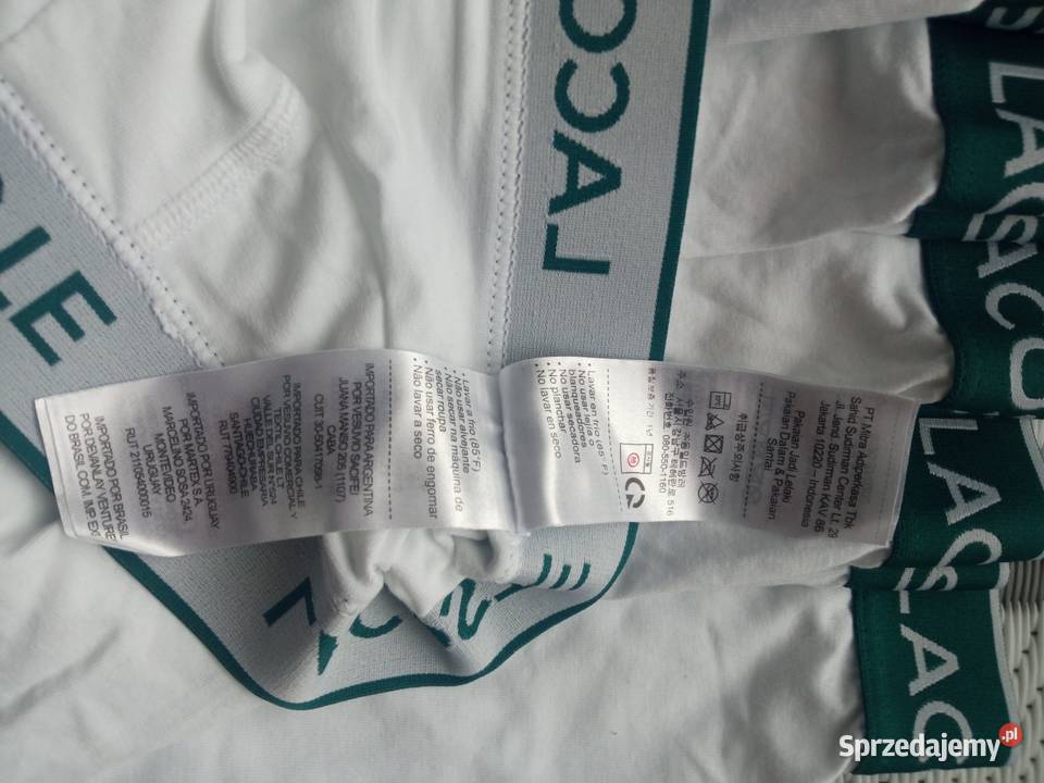 Bokserki męskie Lacoste białe 6 patrz fotki i Bydgoszcz