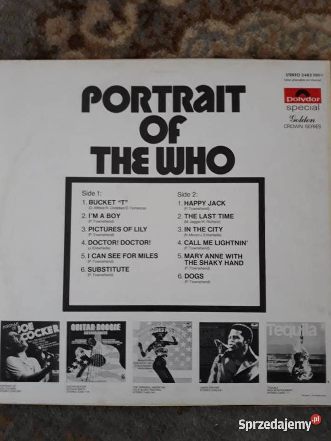 Legenda rocka psychodelicznego THE WHO Rzeszów sprzedam