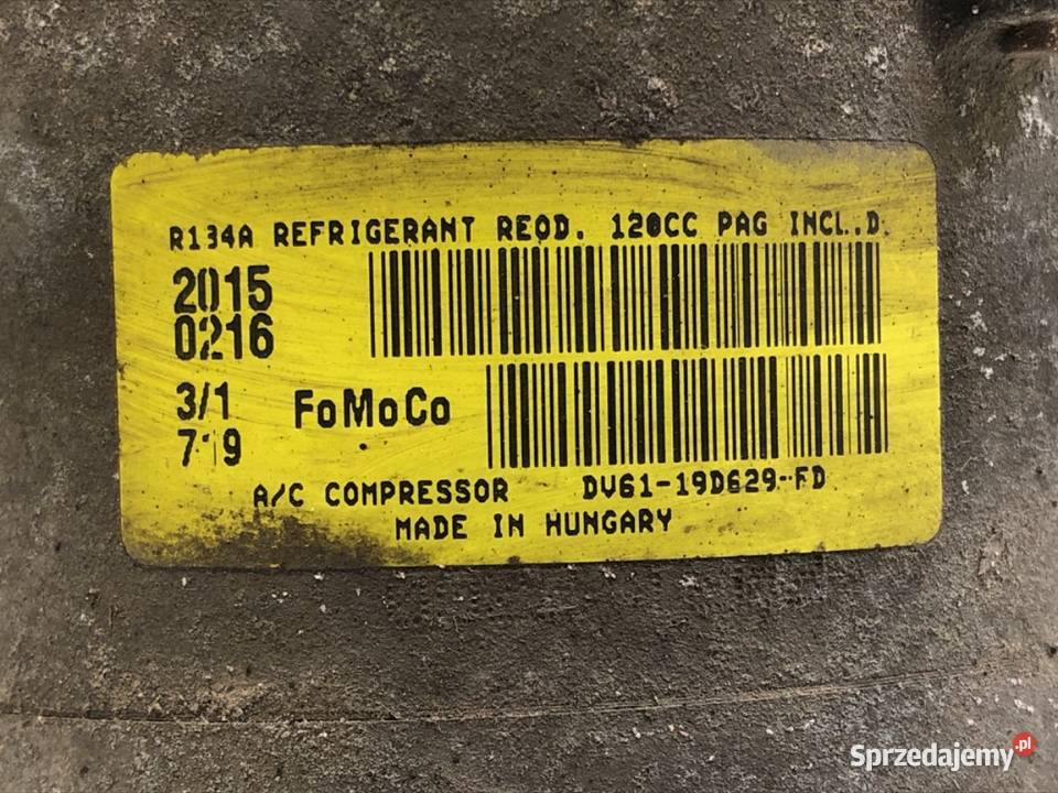 SPRĘŻARKA KLIMATYZACJI FORD FOCUS III