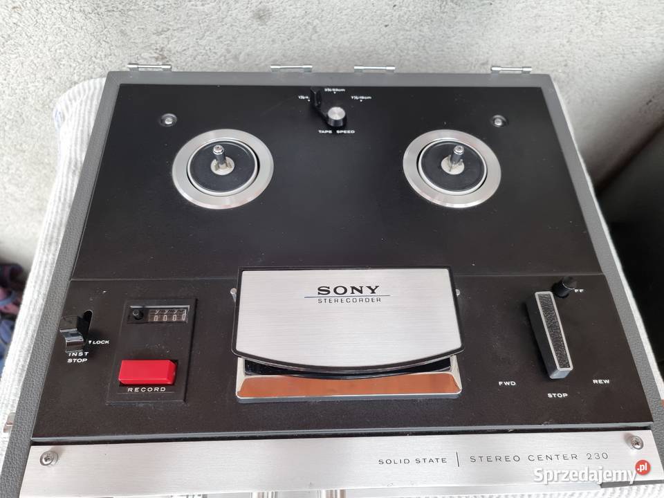 magnetofon szpulowy Sony tc 230 vintage z Chełm Śląski