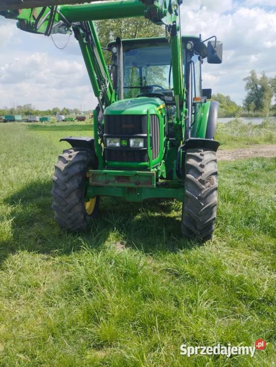 Ciągnik John Deere 6100D z turem Wola Pomianowa