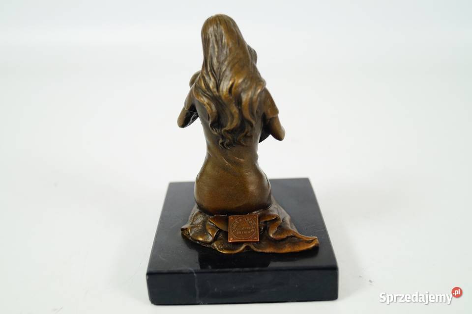 Figura z brązu rzeźba Matka z Dzieckiem Gizałki
