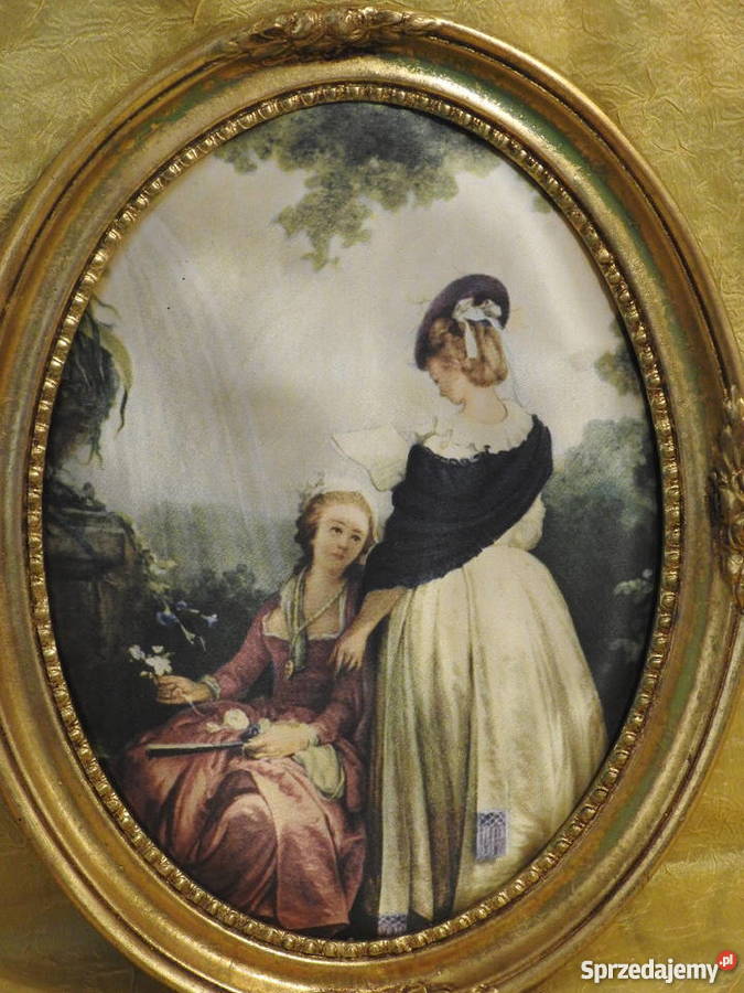 Piękny obrazek malowany na jedwabiu kujawsko-pomorskie Inowrocław