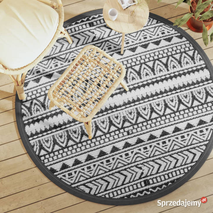 Dywan na zewnątrz czarny 160 PP WM368515