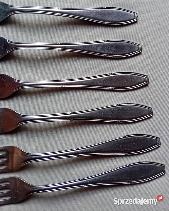 Komplet 6 widelców ze stali nierdzewnej Hefra