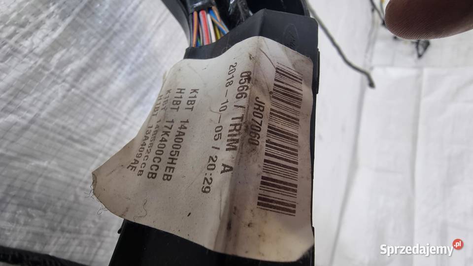 FORD FIESTA MK8 wiązka Instalacja wnętrza Materiały instalacyjne kujawsko-pomorskie