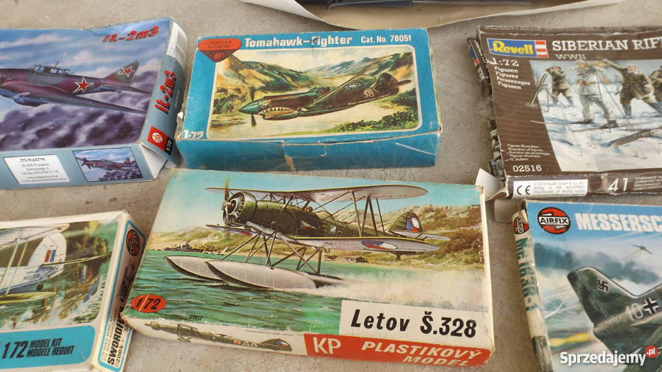 Samoloty modele PRL stare zabawki Grodziczno sprzedam