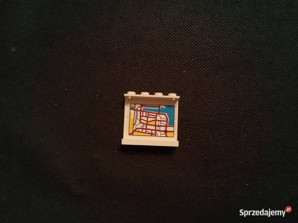 Lego klocek mapa z zestawu 6598 Klocki