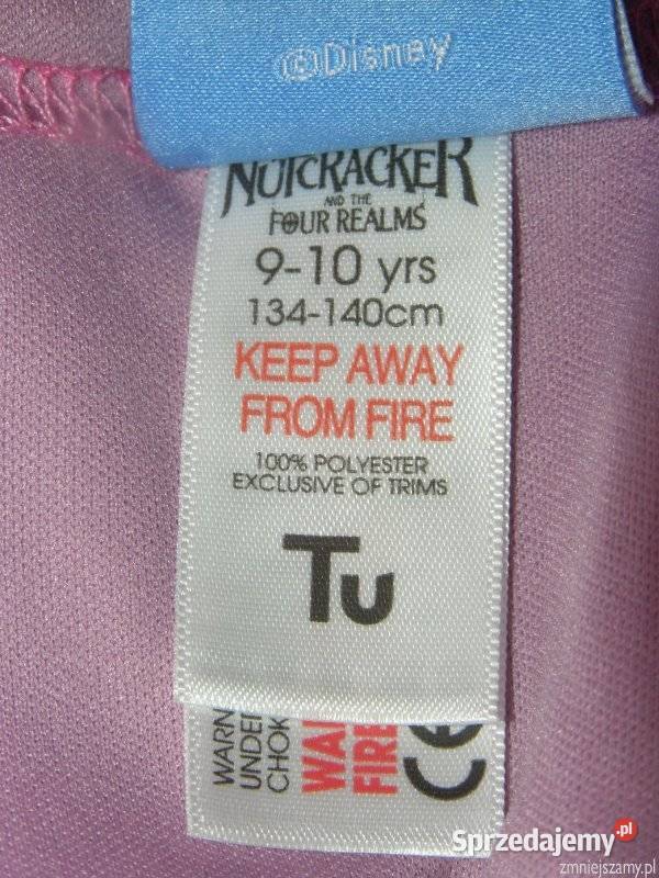 Strój kostium CUKROWA WRÓŻKA DZIADEK DO ORZECHÓW dziewczynka Siedlce